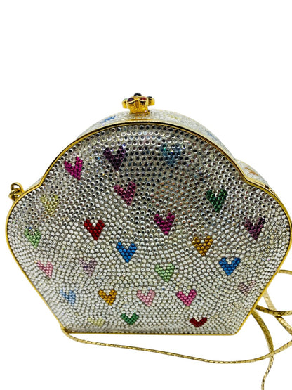 Judith Leiber Swarvoski Crystal Shoulder Bag with Dustbag & Mirror