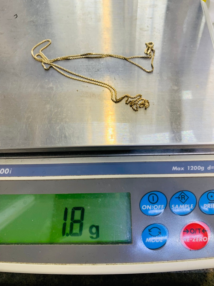 14K Yellow Gold Fashion Design Chain | Size 20" | 1.8 Grams