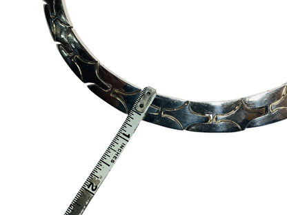 Mexican Sterling Silver .925 Snake Bracelet Mexico PF-79 90.6 Grams