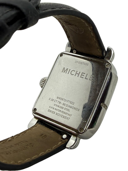 Michele Deco Safari Zebra MW06T01F7922 0.38CTW Swiss Quartz Watch