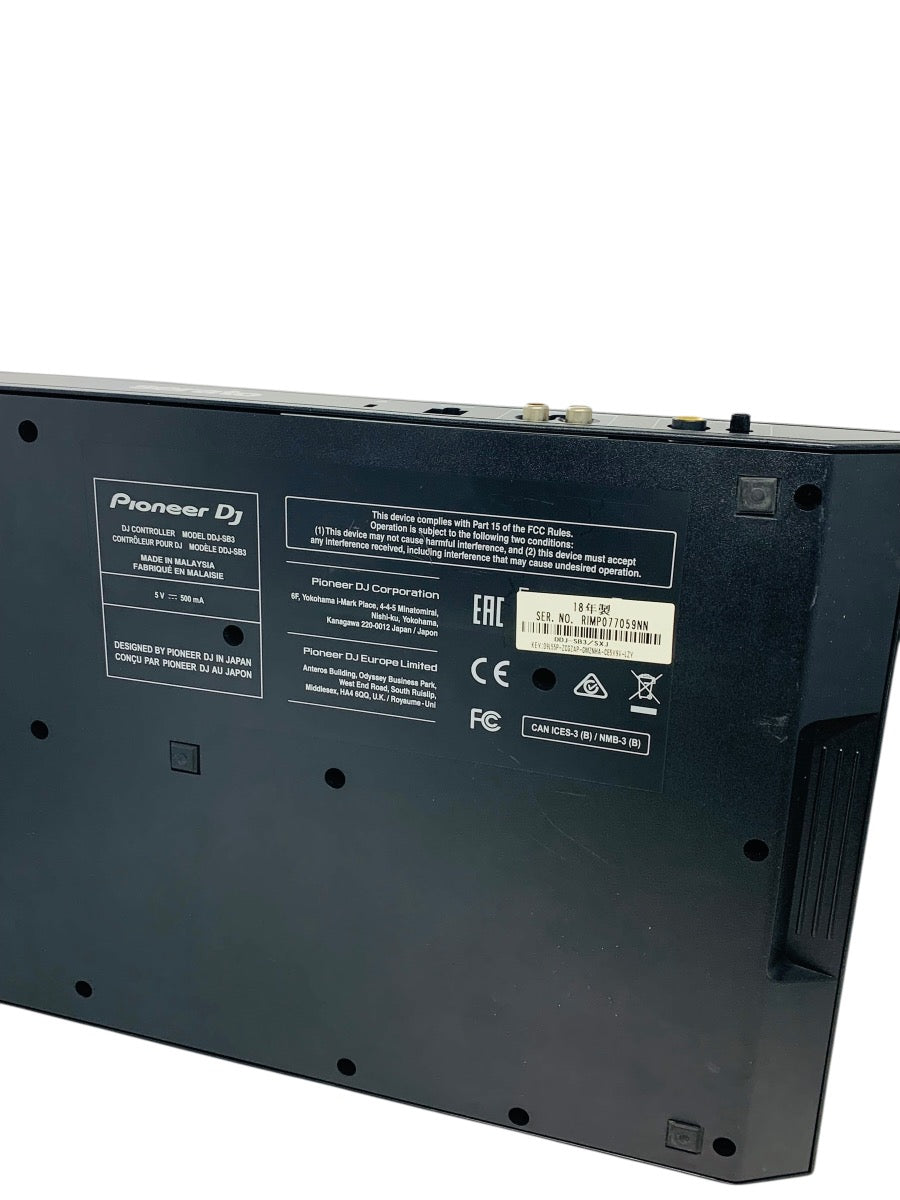 Pioneer DDJ-SB3 Black DJ Controller 2-Channel Serato DJ Pro (Read)