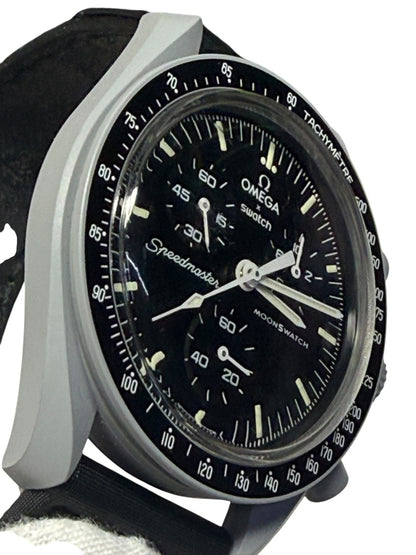 Omega Speedmaster Mission to the Moon Swatch Bioceramic 42mm S033M100