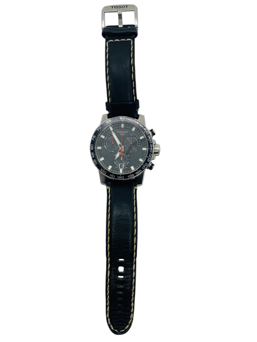 Tissot Supersport Chrono Black Dial Black Strap Men's Watch T125617A