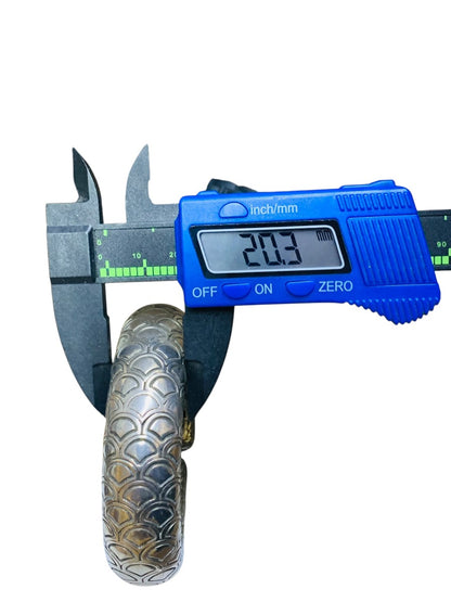 John Hardy Naga Collection Sterling Silver Flexible Cuff Bracelet 7"