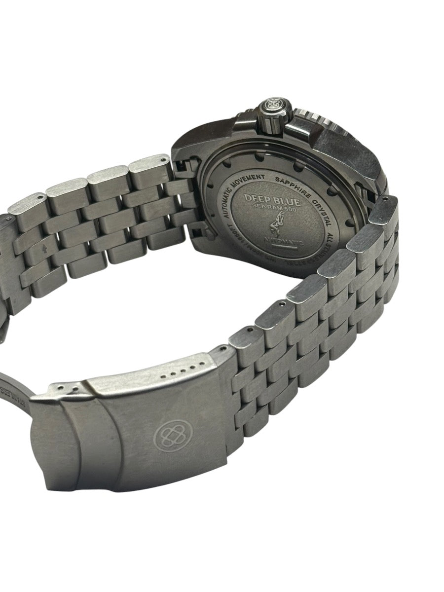 Deep Blue Sea Ram 500 Automatic Watch 46mm Stainelss Steel White