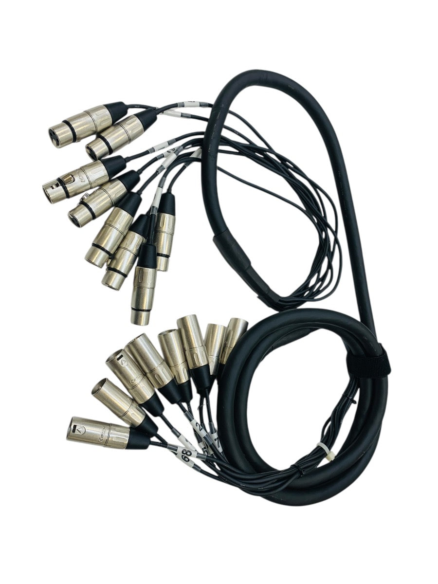 Assorted DJ Mixing/Mic Cables: XLR Male to 1/4" Cables + XLR Cables
