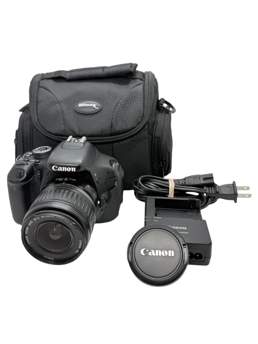 Canon EOS Rebel T3i - 18.0MP - DSLR Camera w/ EF-S 18-55 Lens (READ)