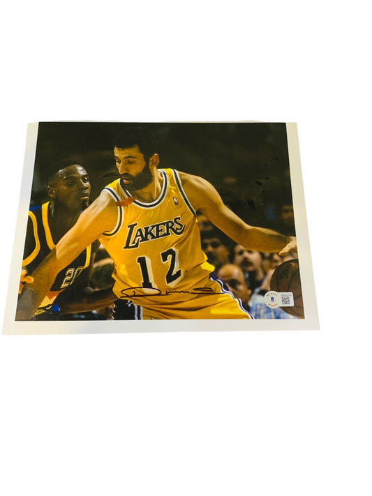Autographed Vlade Divac Photo-Beckett (WW39760)