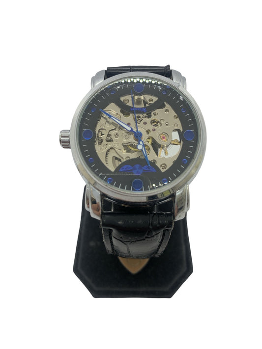 Winner Stainless Steel Men's Skeleton Watch (H005M)