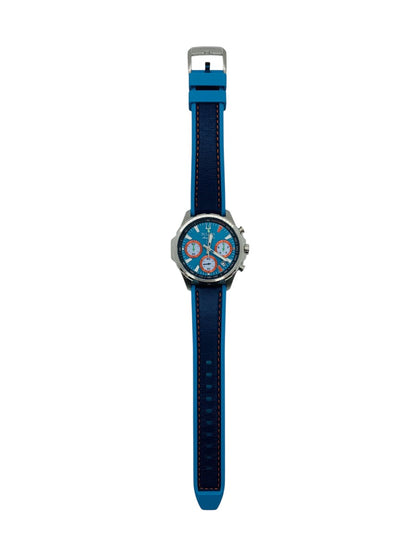 Bulova E1 Team Miami Chronograph Blue Mens Marine Star Watch 96B460