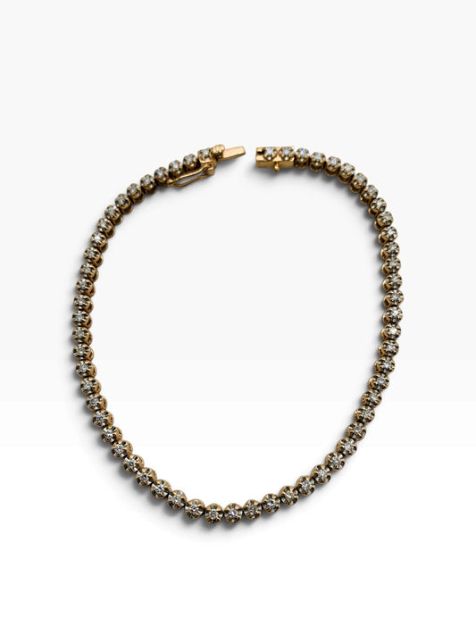 10K Rose-Gold Lady's Tennis Diamond Bracelet | .60 TCW | Size 7.5" | 7.5 Grams