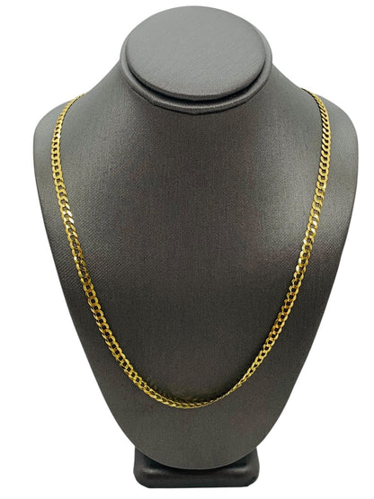 14K Yellow Gold Curb Chain | Size 20 | 7.5g
