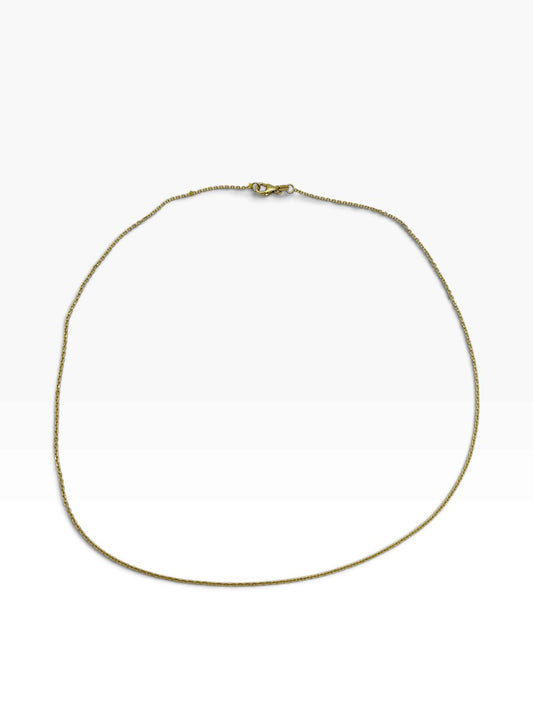 14K Yellow Gold Necklace | Size 18 | 2.2g