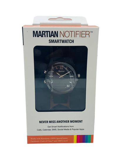 Martian Notifier Smart Watch - Black