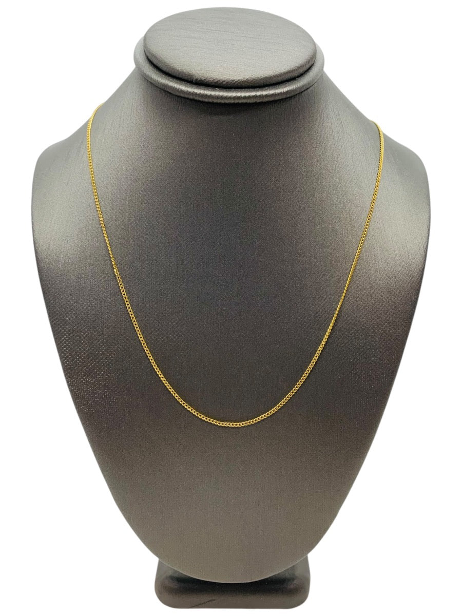 18K Yellow Gold Necklace | Size 20 | 1.1g