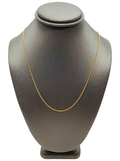 18K Yellow Gold Necklace | Size 20 | 1.1g