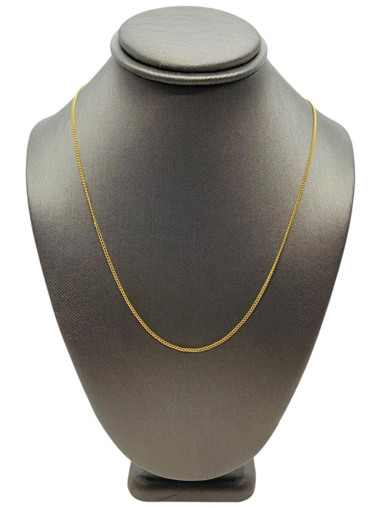18K Yellow Gold Necklace | Size 20 | 1.1g