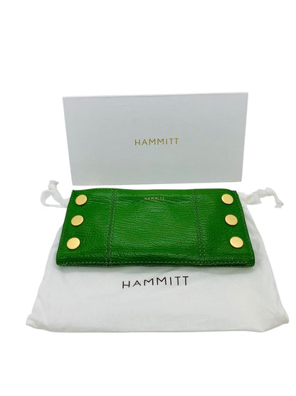 Hammitt North Palm Green Leather Ladies 110 Wallet w/ Box New/Other