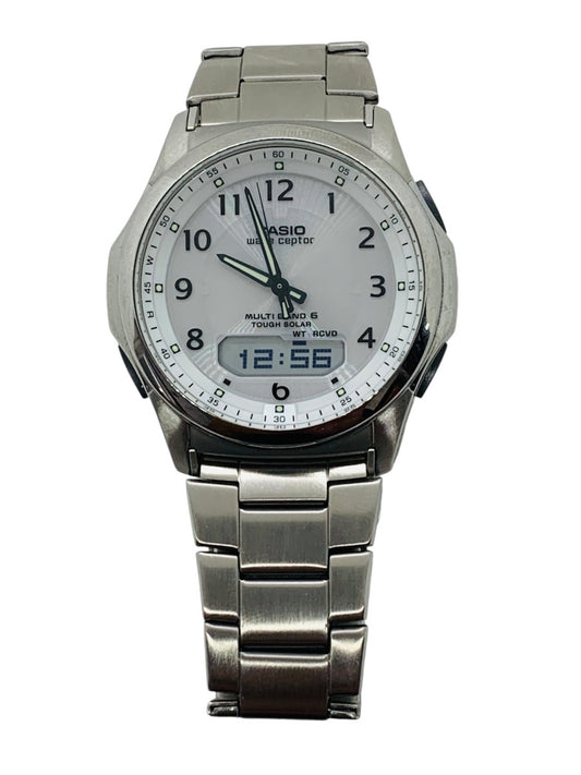 Casio Solar Radio Controlled Watch WVA-M630 40mm Stainless Steel