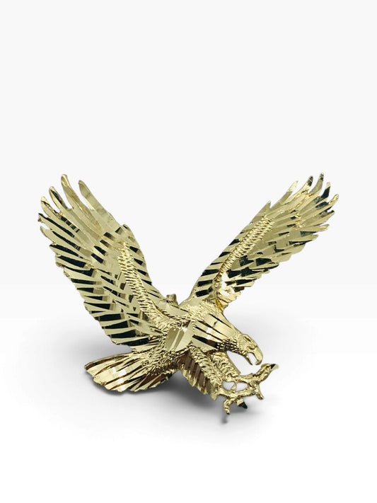 14K Yellow Gold Eagle Style Pendant 4.9 Grams | Size 1.5" X 1.5"