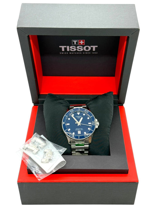 (READ) Tissot Seastar 1000 40mm Blue Dial Stainless Steel T1204101104100