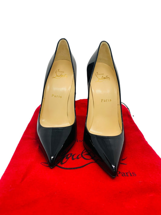 Christian Louboutin Black Pumps Red Bottom Womens Size 8