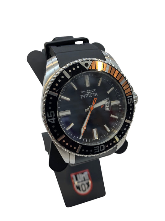 (READ) Invicta Pro Diver 21392 Men's Black Orange Analog Date Silicone Watch