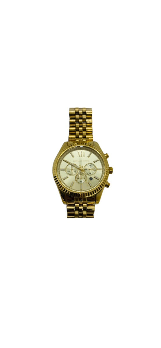 Michael Kors MK-8281 Quartz Gold-Tone Wrist Watch for Men 45mm