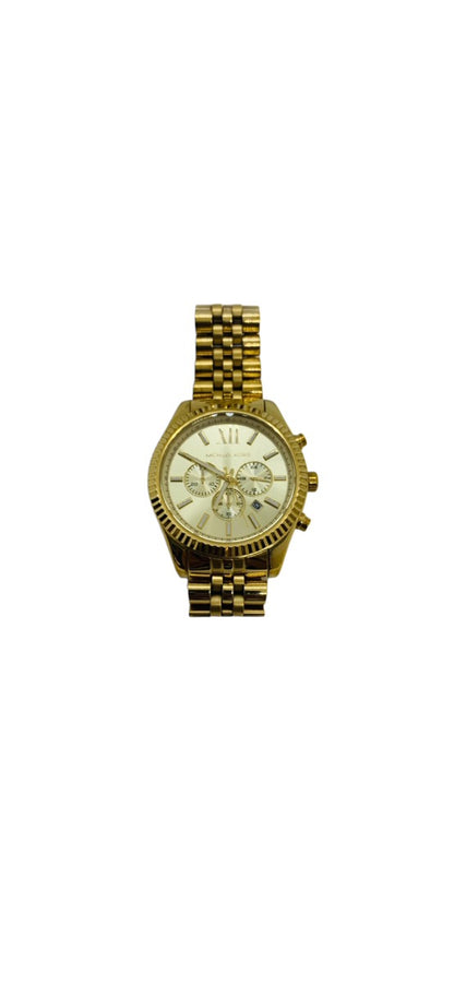 Michael Kors MK-8281 Quartz Gold-Tone Wrist Watch for Men 45mm