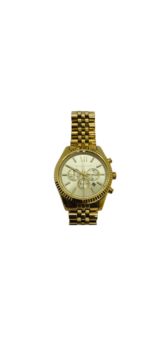 Michael Kors MK-8281 Quartz Gold-Tone Wrist Watch for Men 45mm