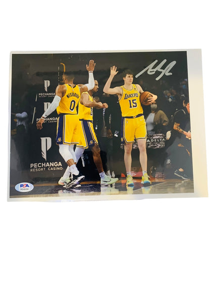 Autographed Austin Reaves Photo-PSA Graded (RG48490) -Lakers #15