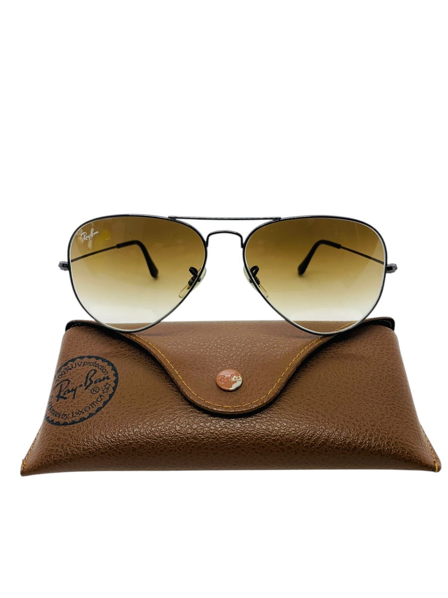 Ray Ban Aviators Made In Italy 58-14 w/ Case | Brown Lens