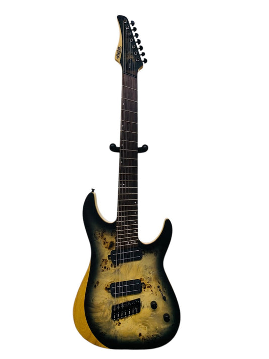 Schecter Reaper-7 Multiscale 7-String Guitar Satin Inferno Burst