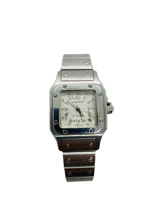 Cartier Santos Galbee 2423 Stainless Steel Automatic Silver Roman Dial 24mm