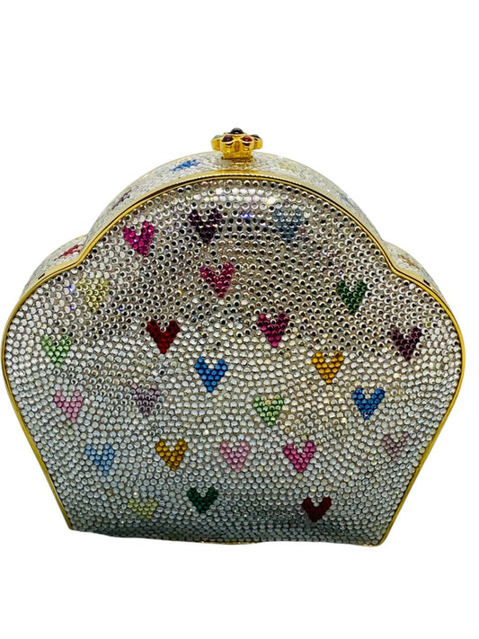 Judith Leiber Swarvoski Crystal Shoulder Bag with Dustbag & Mirror