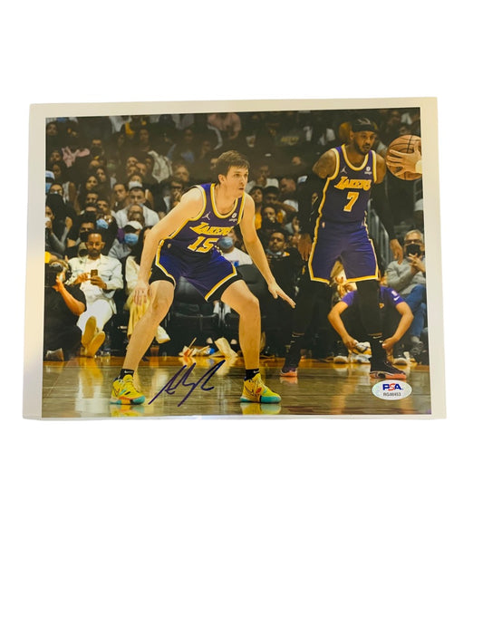 Autographed Austin Reaves Photo-PSA Graded (RG48453) -Lakers #15