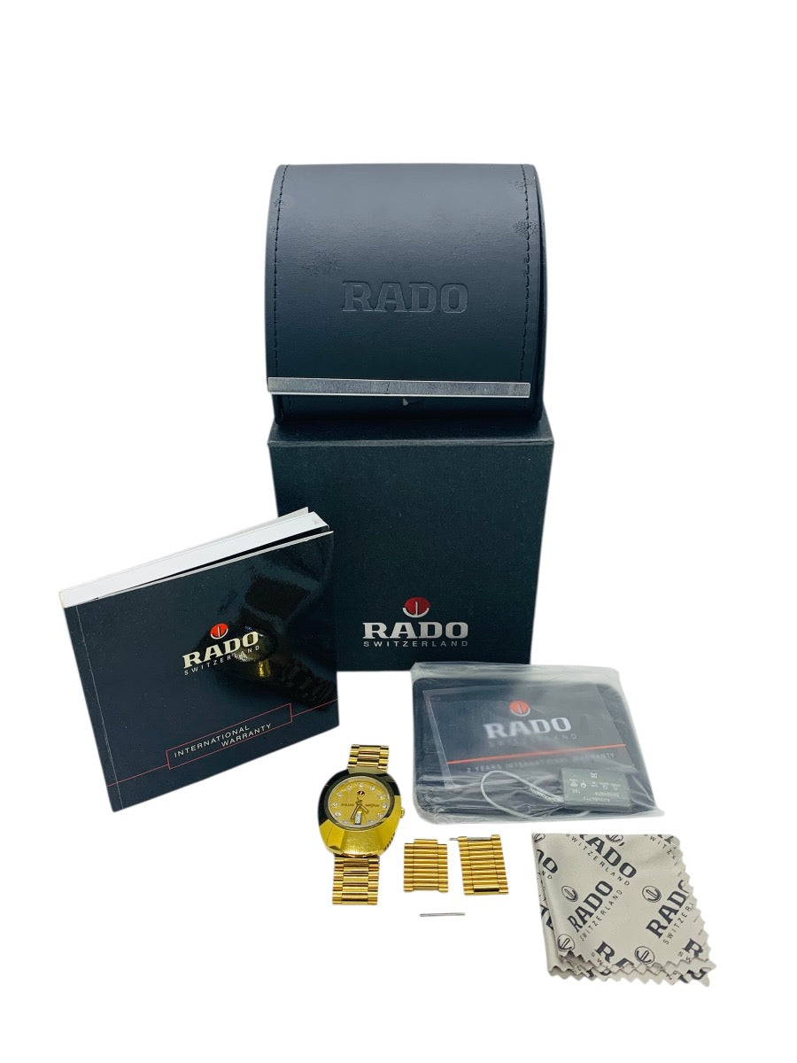 Rado Diastar Gold-Tone 648.0413.3 Automatic Men's Watch w/ Box