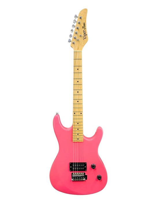 Viper GE93 Electric 6 String Guitar By BG Guitars Hot Pink