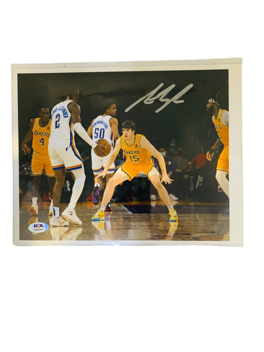 Autographed Austin Reaves Photo-PSA Graded (RG48480) -Lakers #15