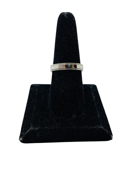 Tiffany & Co. Plat 950 4mm Size 9 Double Milgrain Band Ring 7Gr (Read)