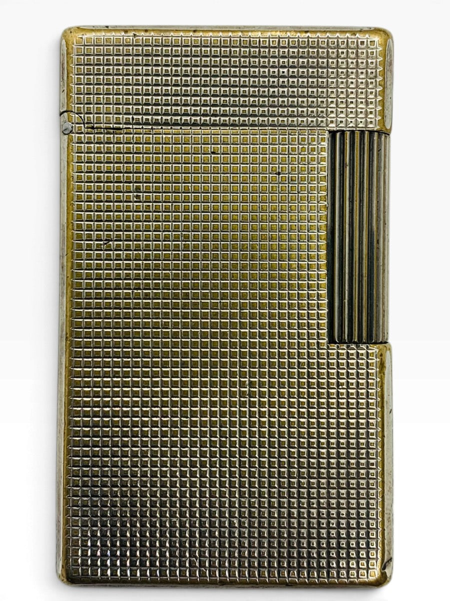 Vintage ST Dupont Ligne 1 Silver Luxury Box Pocket Lighter