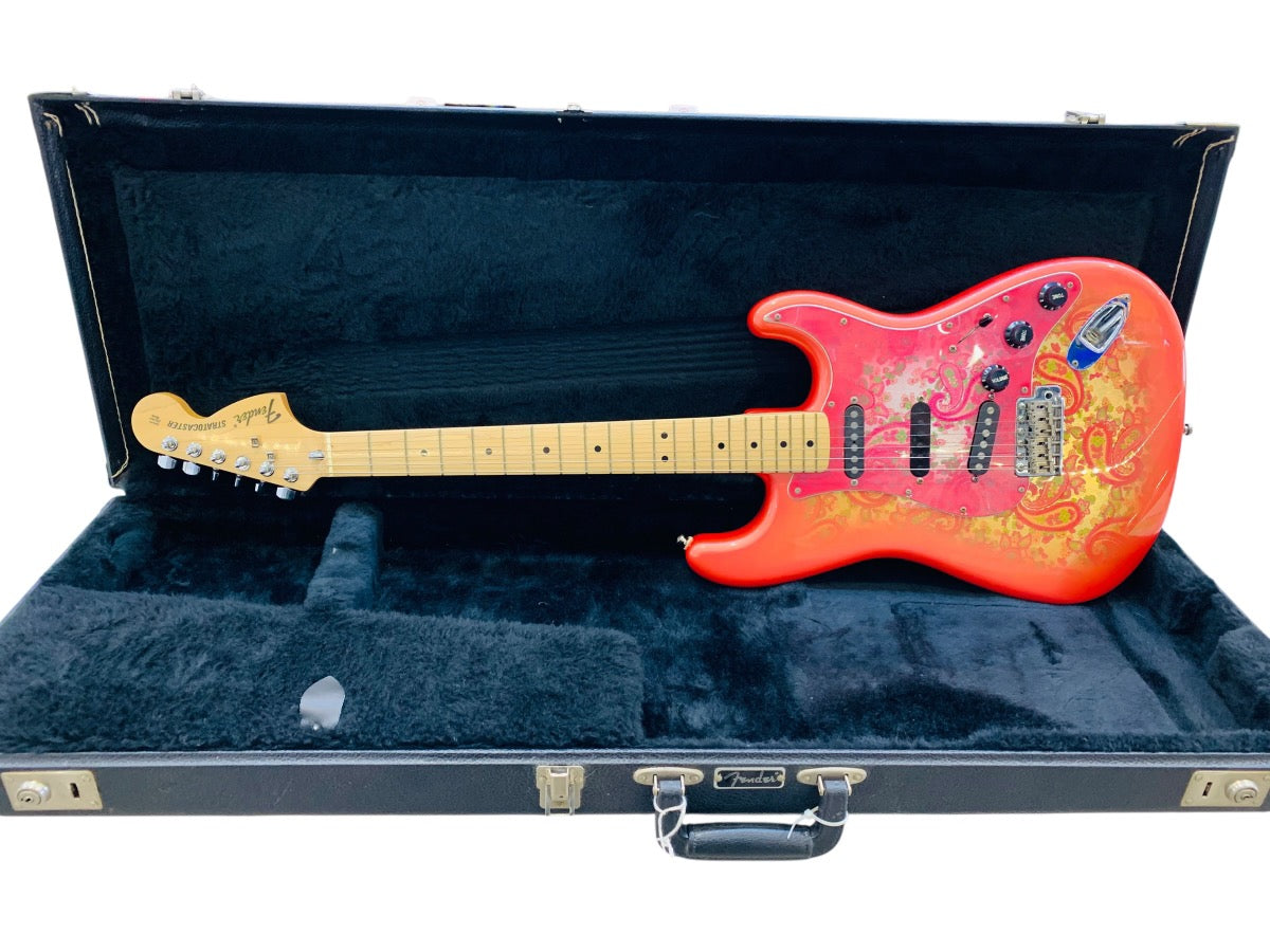 Vintage Fender Japan Pink Paisley Limited Edition Stratocaster 1997–2000 Era