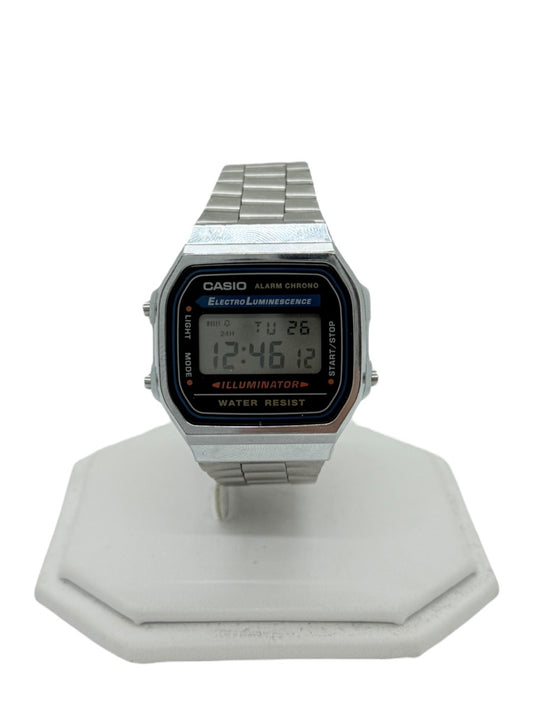 Casio Silver Illuminator Digital Watch Men 3298