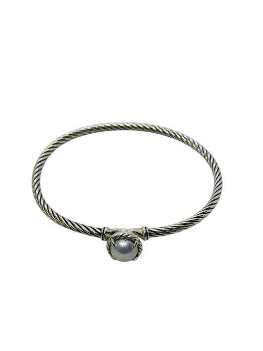 David Yurman Petite Chatelaine Bracelet SS With Pearl 7.5mm