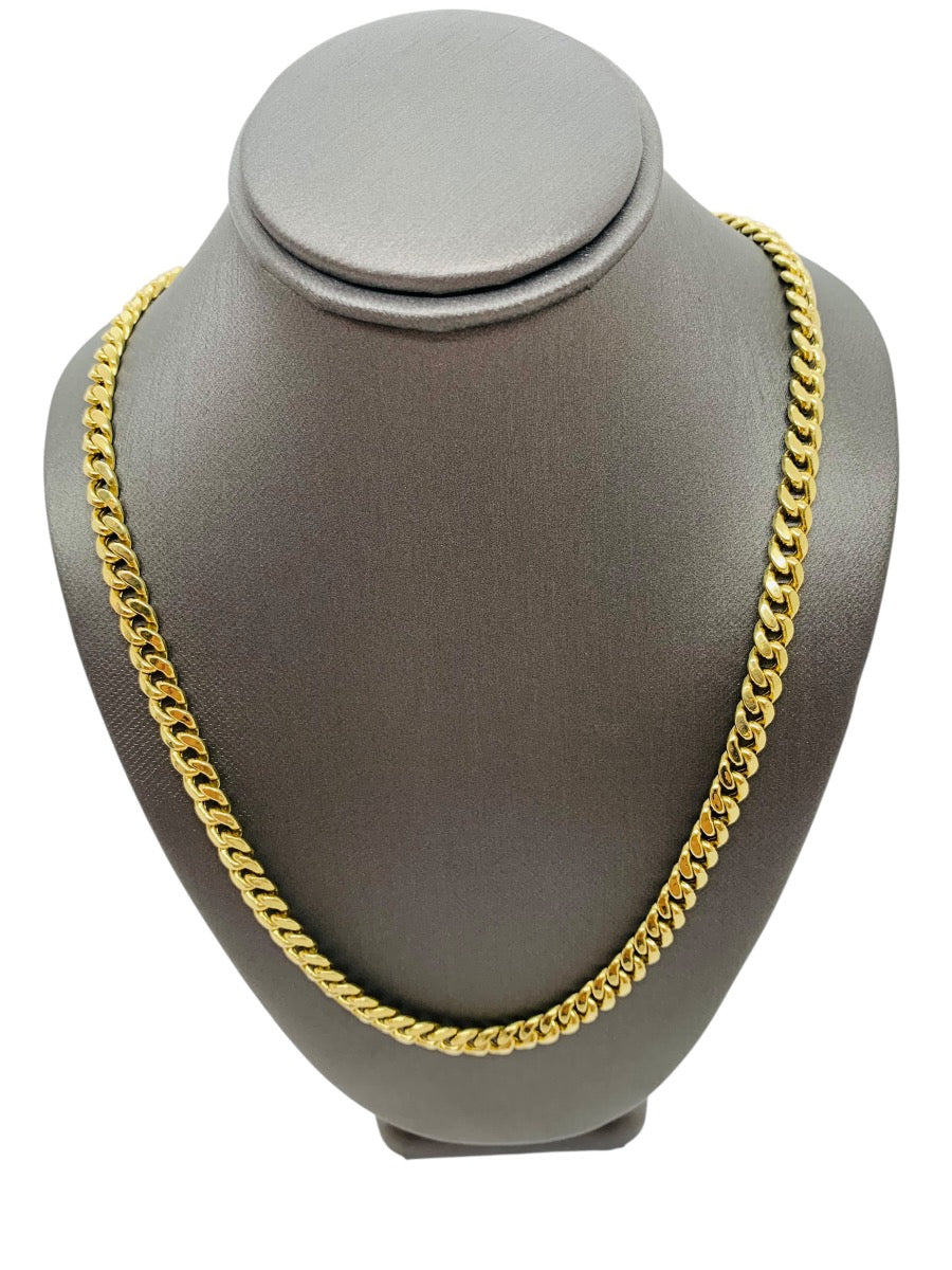 14K Yellow Gold Curb Chain | Size 23 | 19.3g