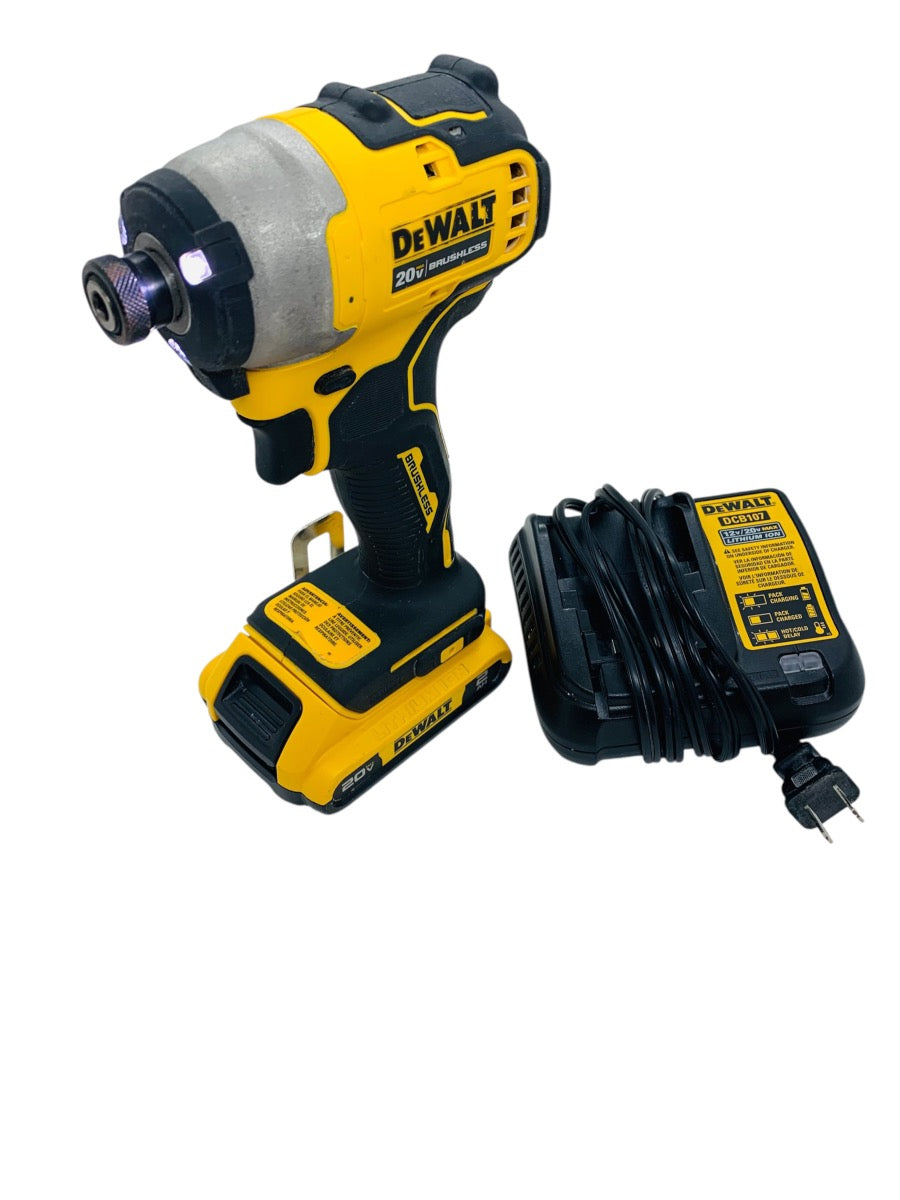 Dewalt DCF809 20V Cordless Impact Driver 2Ah Battery + Charger