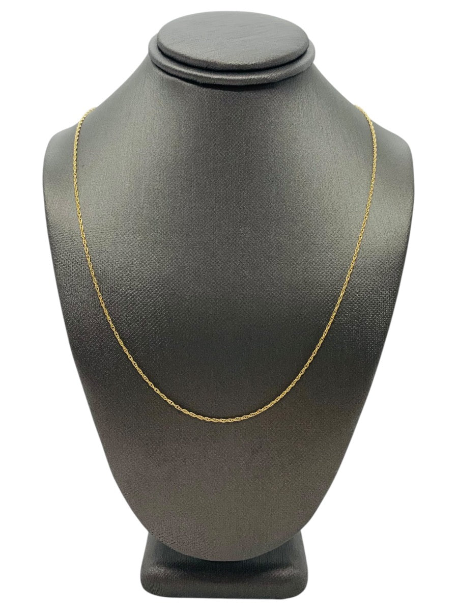 14K Yellow Gold Rope Chain | 16" | 1.1g