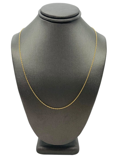 14K Yellow Gold Rope Chain | 16" | 1.1g