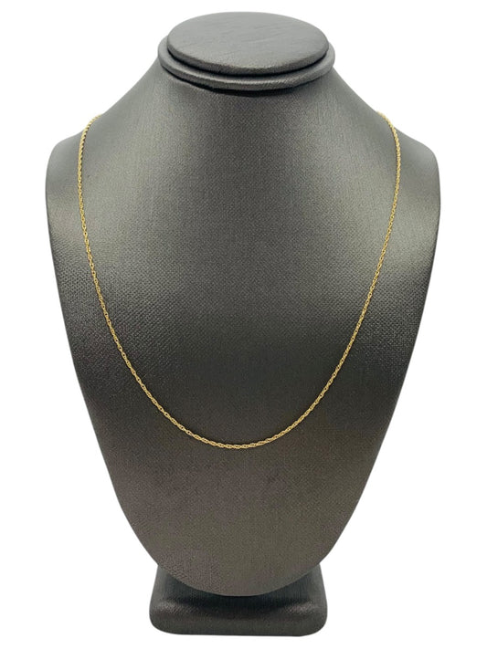 14K Yellow Gold Rope Chain | 16" | 1.1g