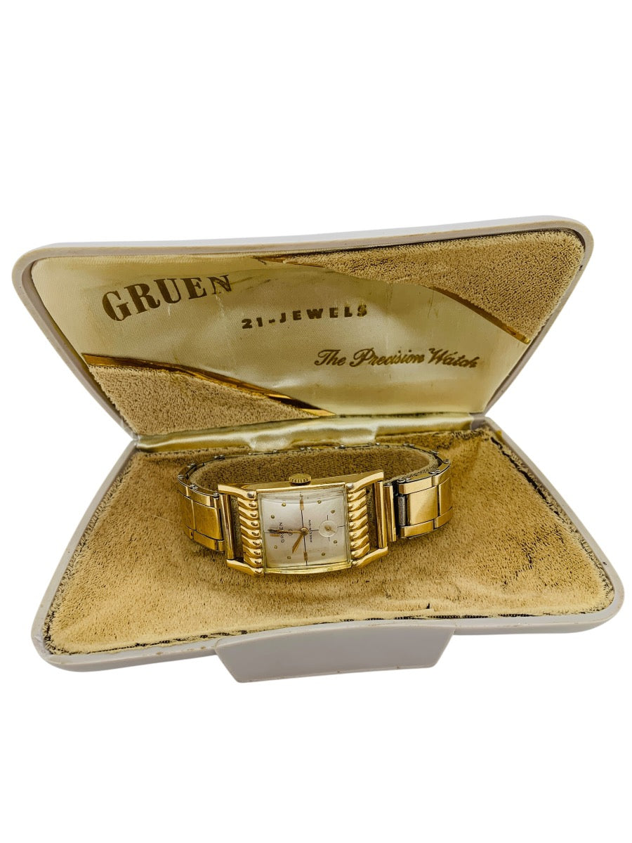 Gruen 10K Gold-Filled Precision Watch